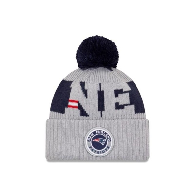 Sapca New Era New England Patriots NFL Alternate Cold Weather Sport Knit Beanie - Gri